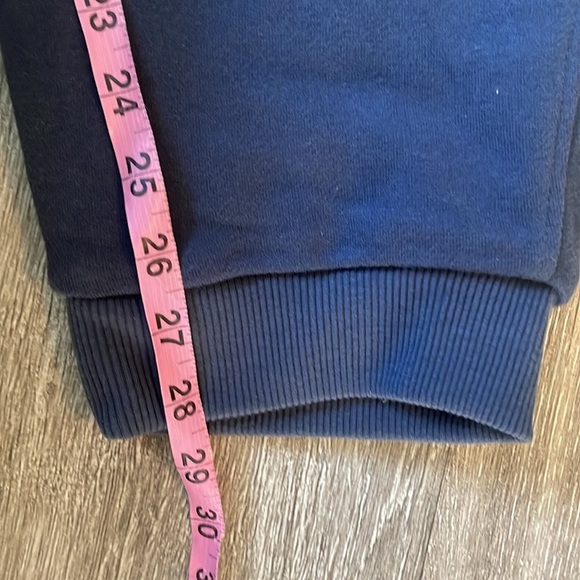 New nwt LL Bean 1912 Sherpa Lined Lounge Sweat Pants xxl Blue Jogger Fleece - Picture 4 of 6